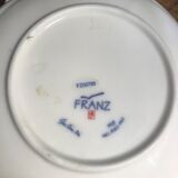 Coffee cup with its under cup, Franz porcelain