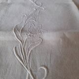 Drap en lin brodé 200*280