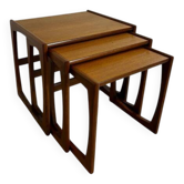 Nested tables Quadrille in teak by G Plan, 1960s.