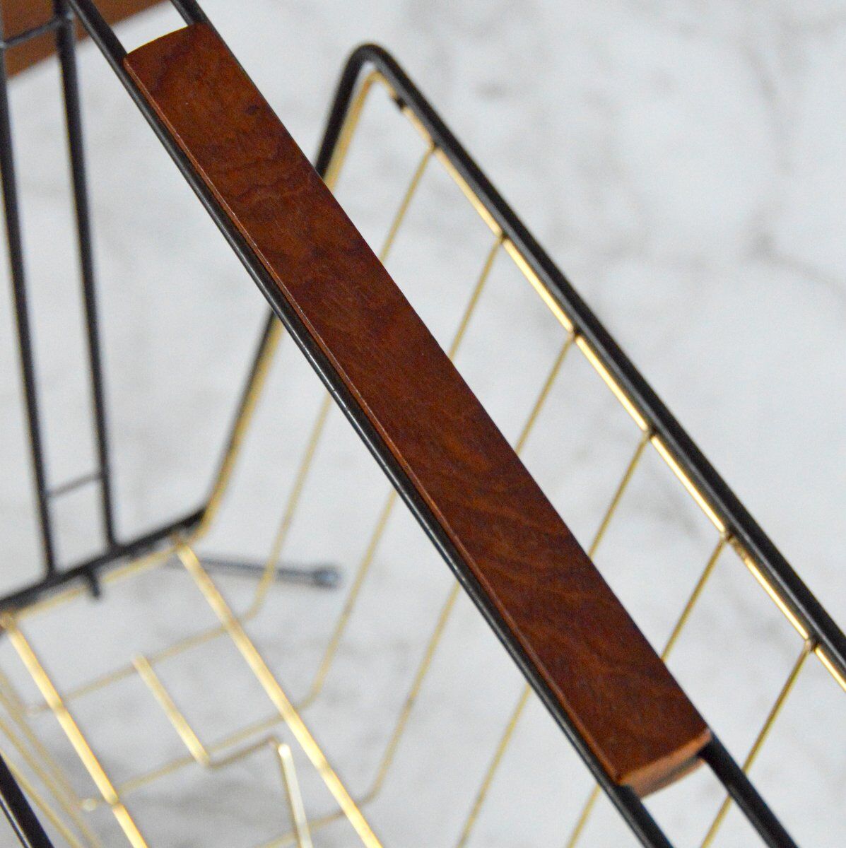 Scandinavian magazine holder 1950s