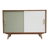 U-452 Green and White Sideboard by Jiri Jiroutek for Interier Praha 1960