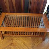 Exotic wooden Asian style coffee table