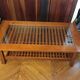 Table basse de style asiatique en bois exotique