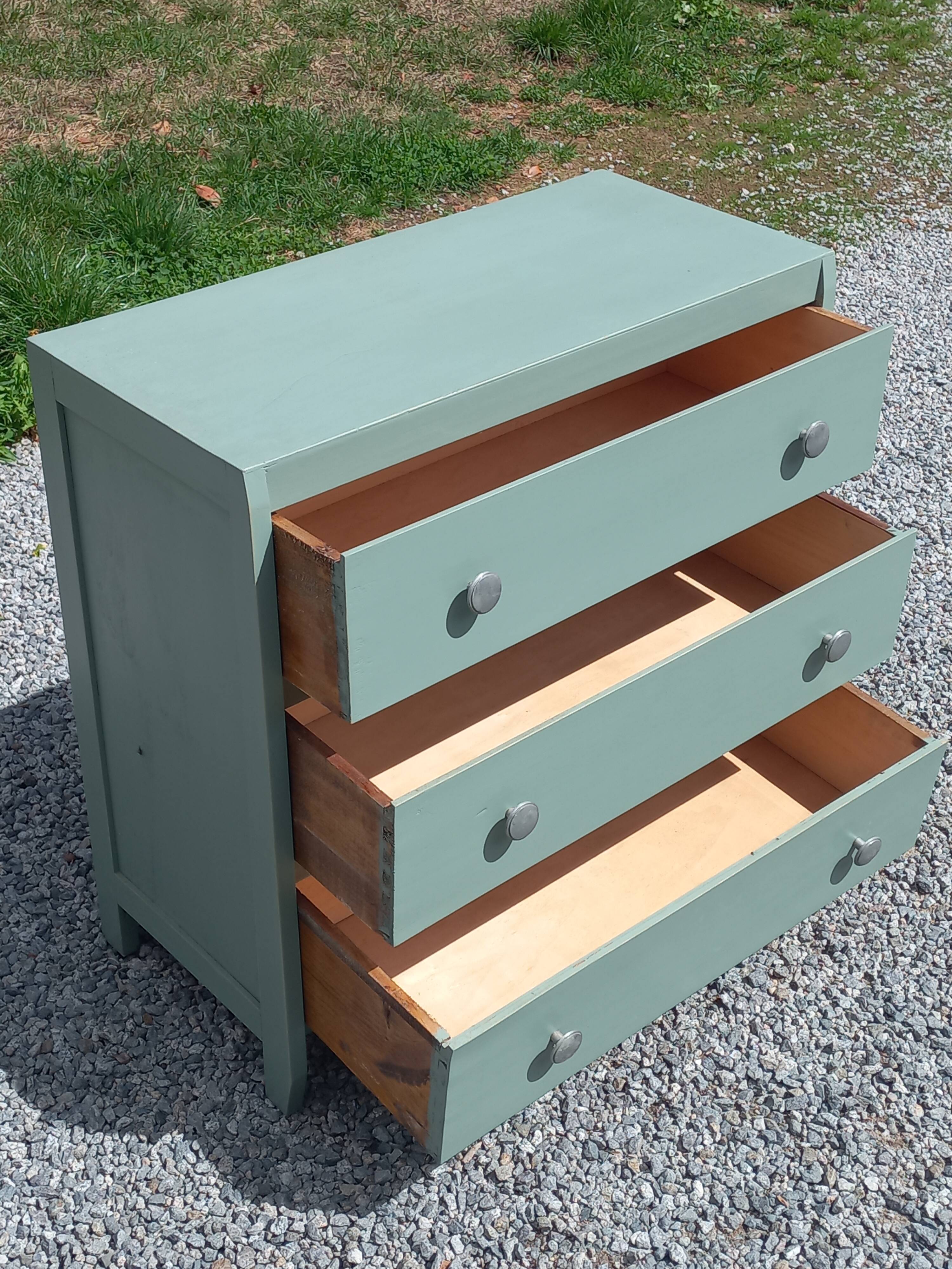 Commode en bois peint, années 50