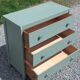 Commode en bois peint, années 50