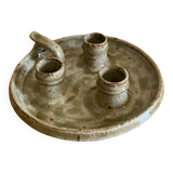 Ceramic candle holder La Hulotte Caylus