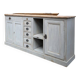 Grey patinated enfilade handcrafted.