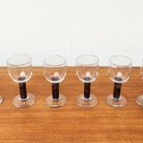 German wine glasses by Regina Kaufmann for Glashagen Hütte, set of 6.