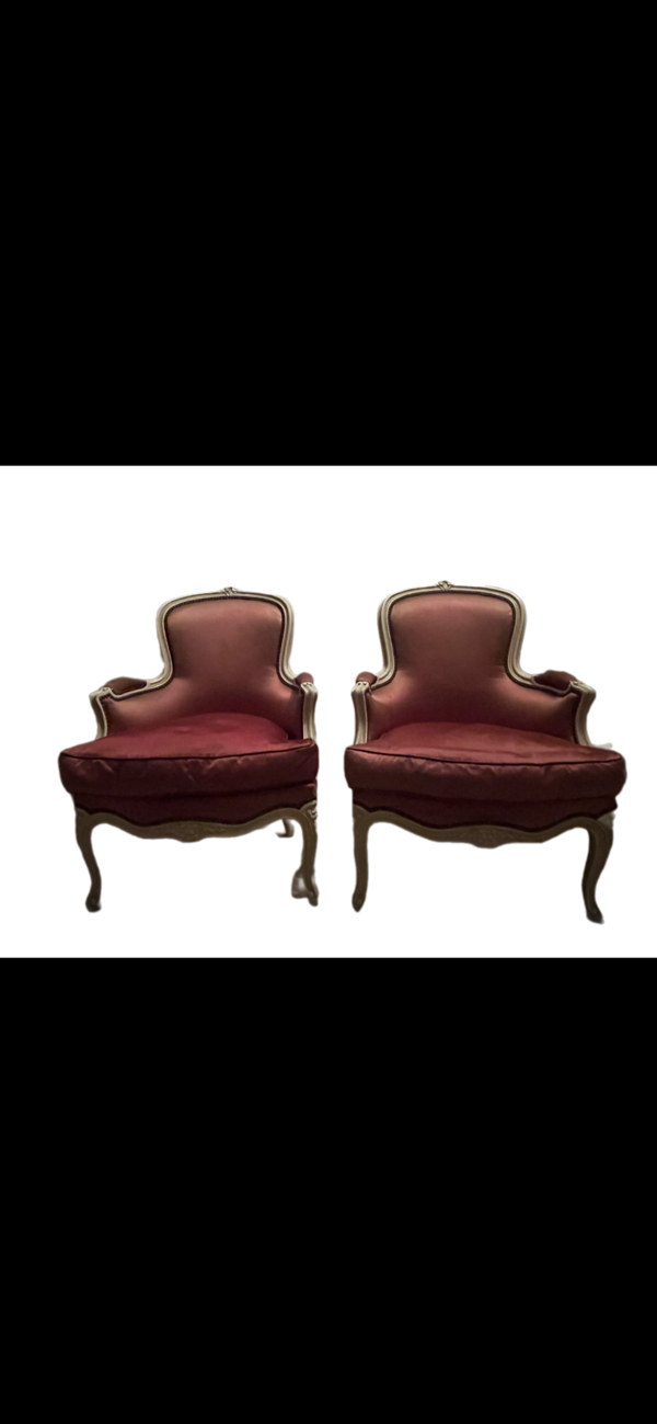 Paire de bergère, style, Louis XV