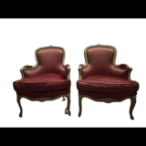 Pair of armchairs, Louis XV style