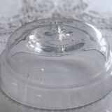 Coupe ancienne en verre et métal argenté