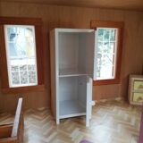 Vintage wooden dollhouse