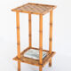 Vintage side table in cannage, France 1960