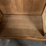 Art Deco wardrobe in solid oak