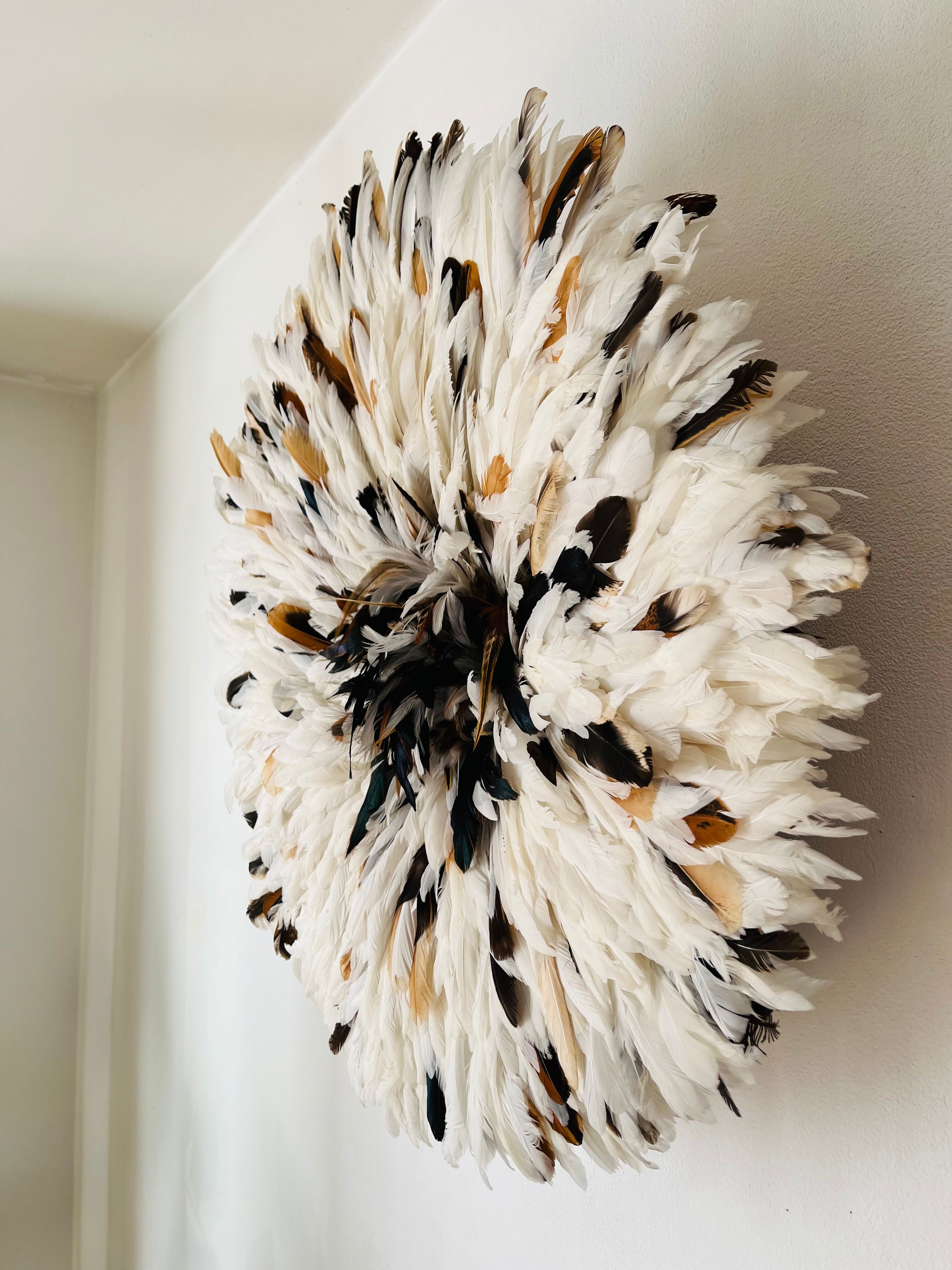 Juju Hat blanc moucheté 65 cm