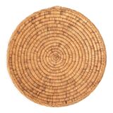 Braided round basket or wall decoration, 70s
