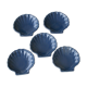 Set of 5 emile henry scallops
