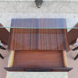 Dressing table or vintage entrance furniture with its 1960s seat