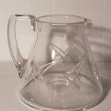 Crystal water pitcher early twentieth century