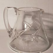 Crystal water pitcher early twentieth century