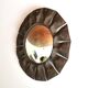 Miroir soleil convexe oeil de sorcière Chaty Vallauris A.M, France 1950