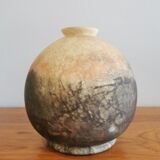 Vase verre soufflé, verrerie de Vianne
