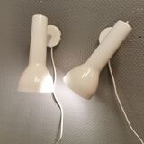 2 wall lamps, Schmidt's lampe design, Denmark early 1980s by Hans Schmidt