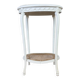 Louis XV Style Side Table or Pedestal Table in Lacquered Wood