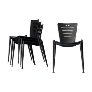 4 chaises de salle à