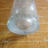 Old biot glass roller vase
