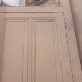 Haussmannian door 83x220 with old glazed transom frame 102x300 chassis