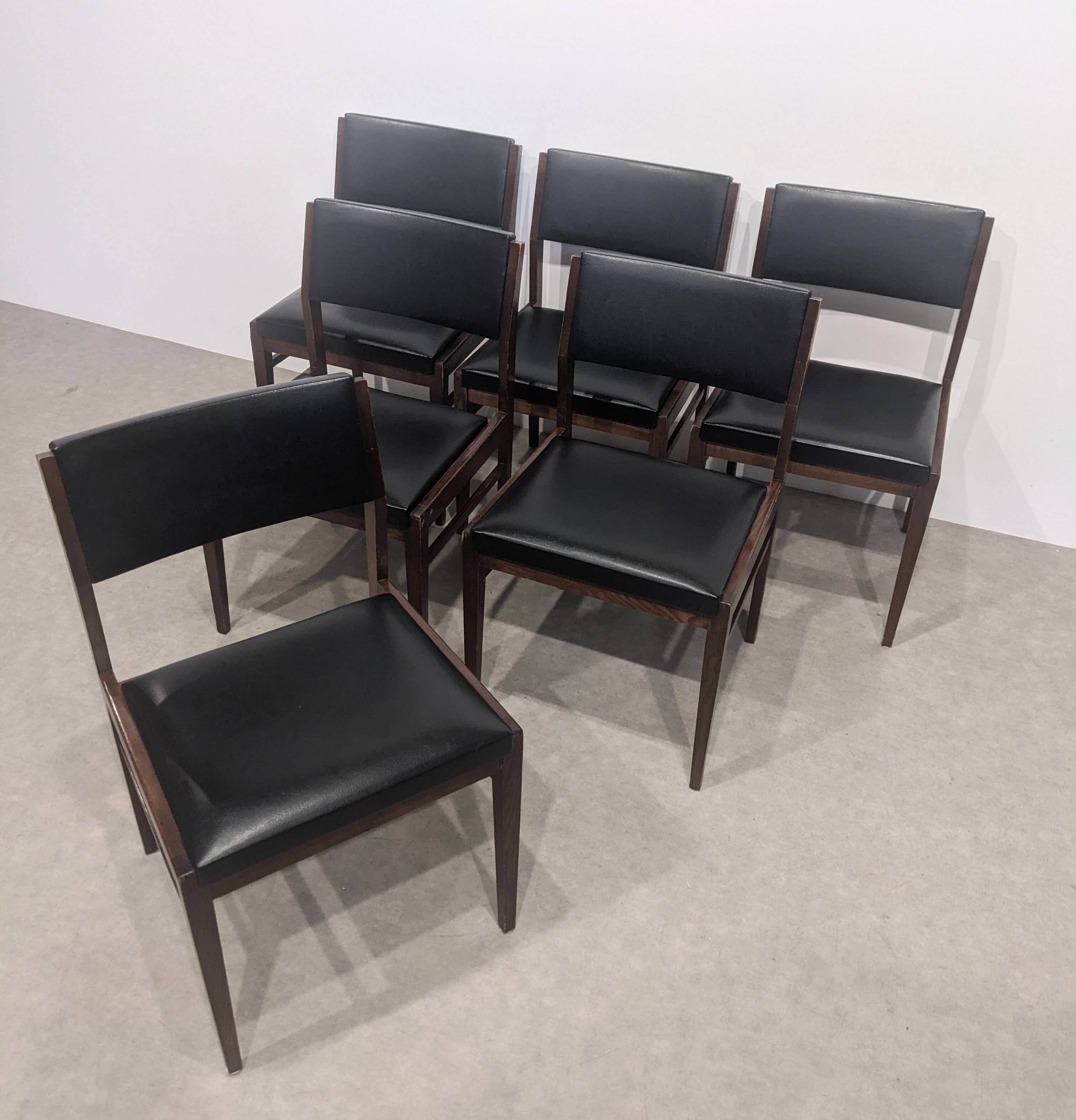 Set of 6 vintage chairs