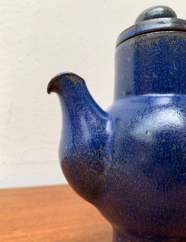 Ceramic teapot from mid-century Germany by Meike Falck Nicolaisen, 1960s.