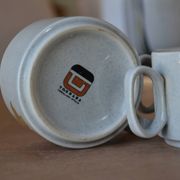 3 vintage Tognana cups