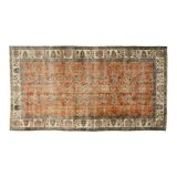 Anatolian handmade vintage rug 240 cm x 138 cm