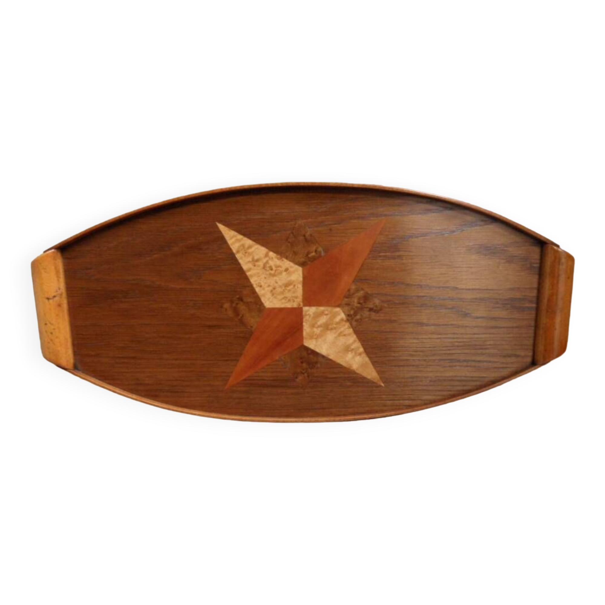 Plateau en bois vintage