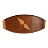 Plateau en bois vintage