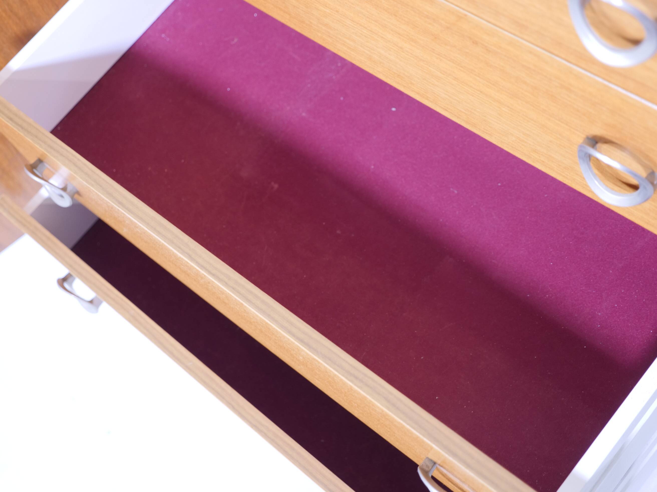 Teak vintage sideboard chest of drawers mid-century cabinet 60s