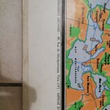 Vidal-Lablache educational wall map