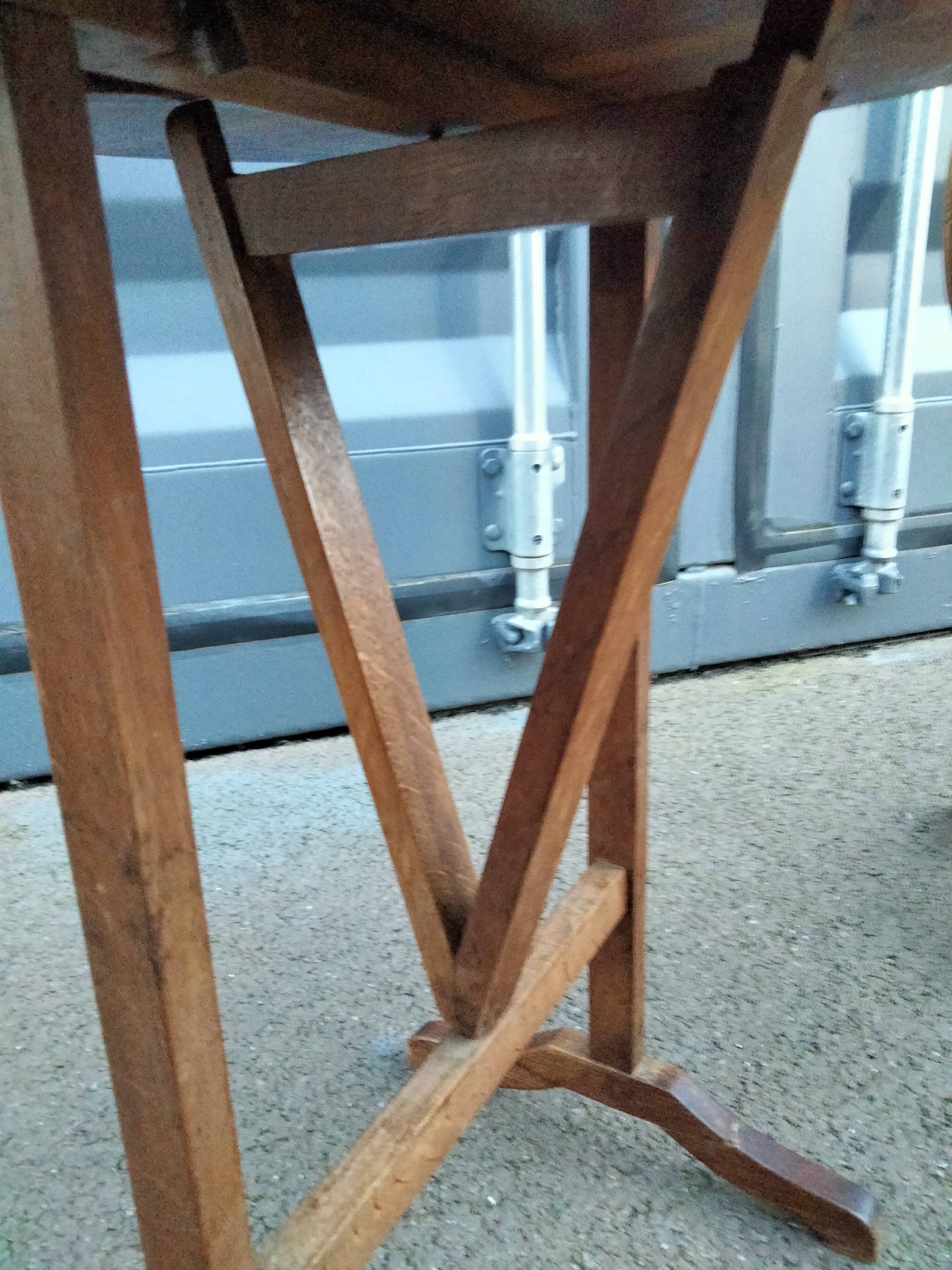 Pair of antique wooden bedside tables side table