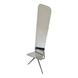 Miroir sur pied goutte années 50