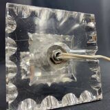 Baccarat style Art Deco crystal lamp base