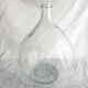 Demijohn 10 liters in molded glass H 35 cm and D 26 cm