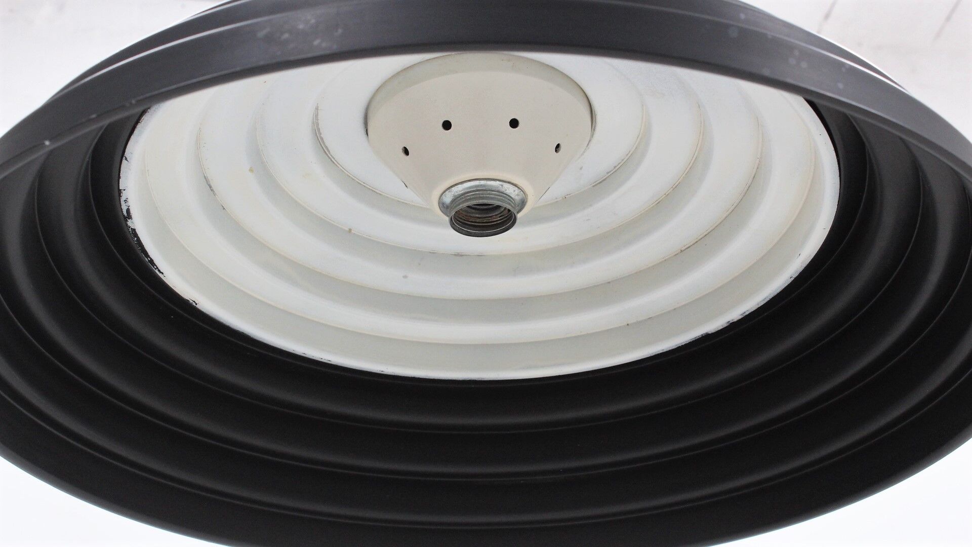 Set of 2 vintage hanging lamps Martinelli 1970s