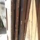 Lot shutters / doors / 4 elements solid wood patinated ep 1940 - 216cm