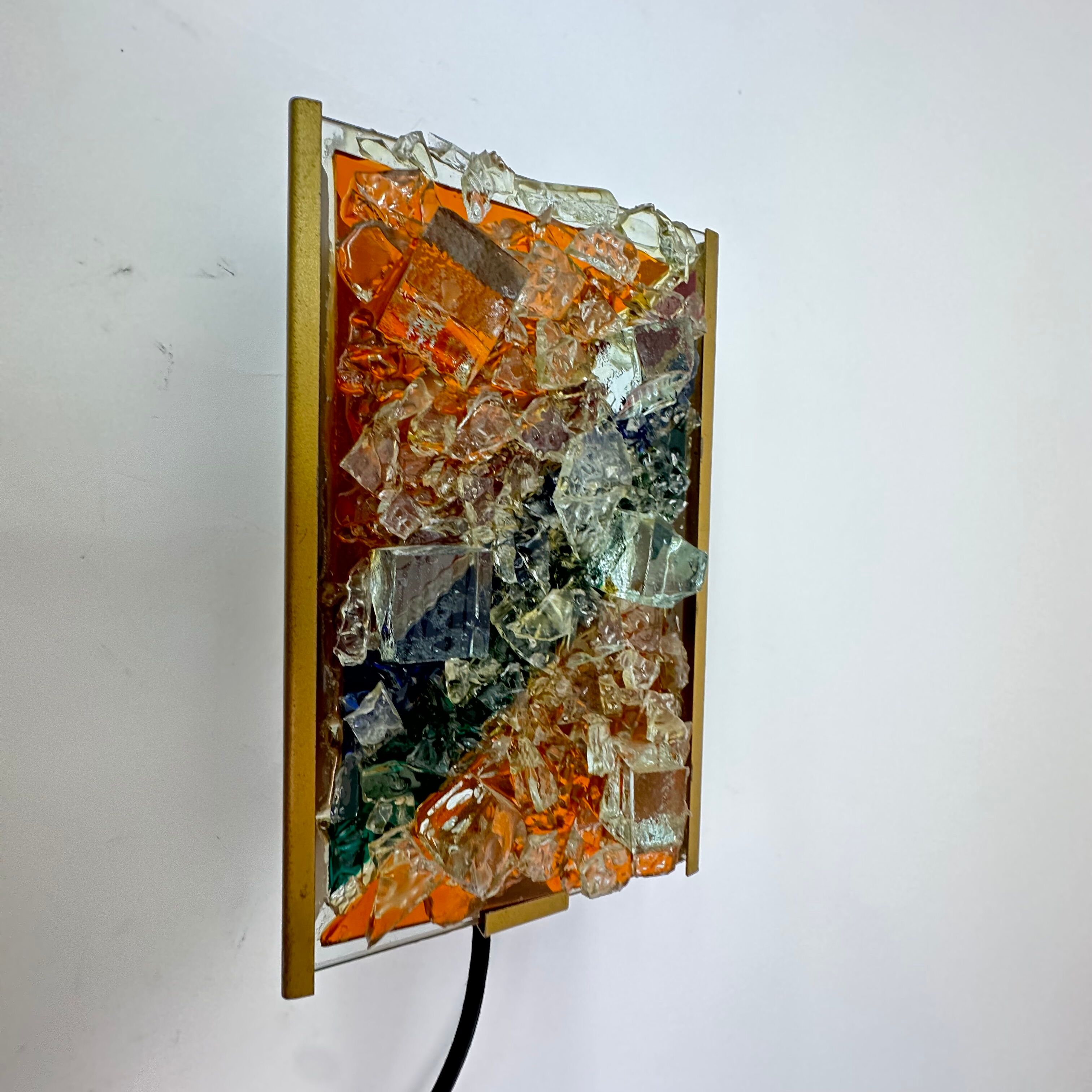 Cosack leuchten glass wall lamp , 1970's