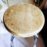 Industrial stool with screw