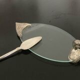 1 Foie gras serving dish and its shovel