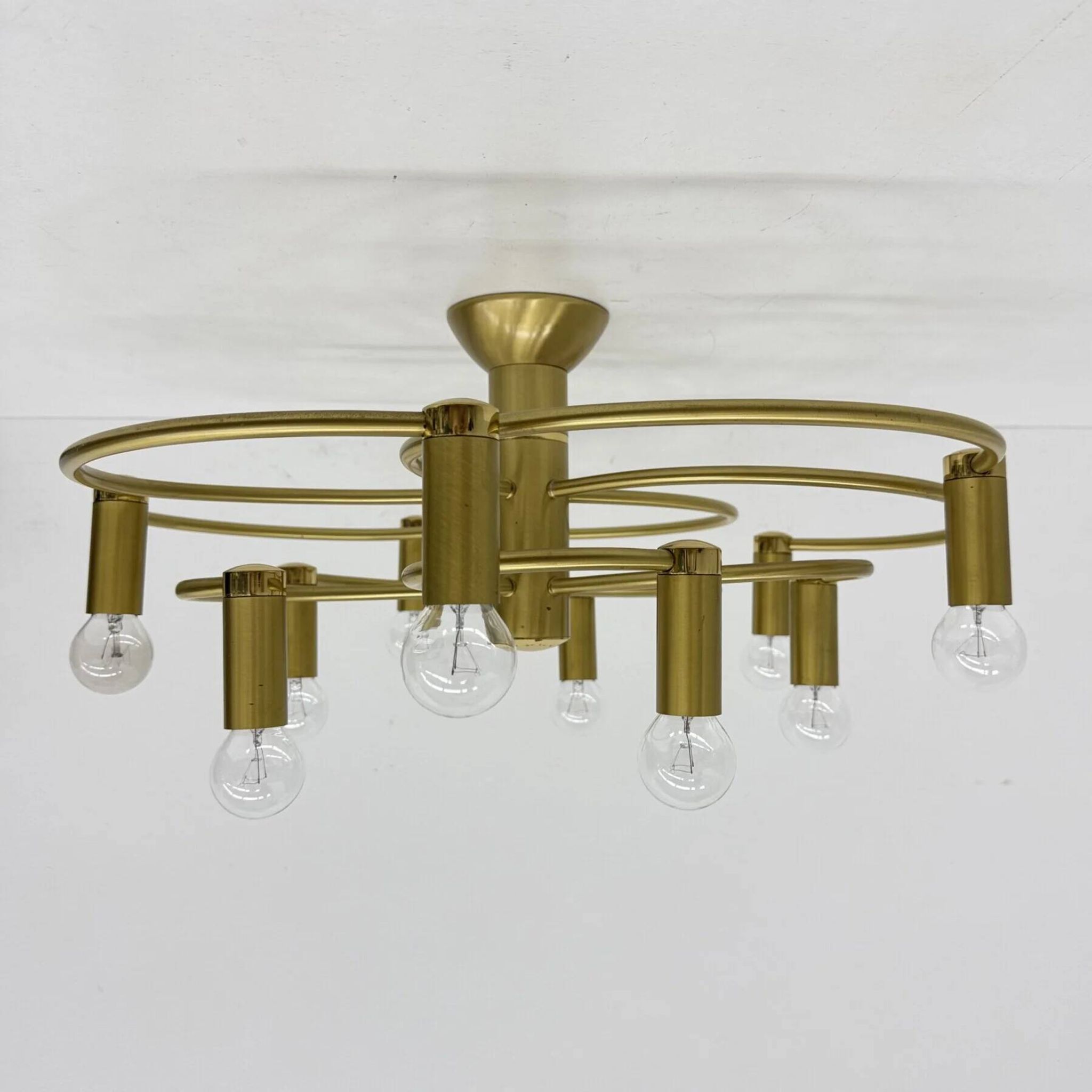 Vintage Hufnagel Leuchten ceiling light, 1970s