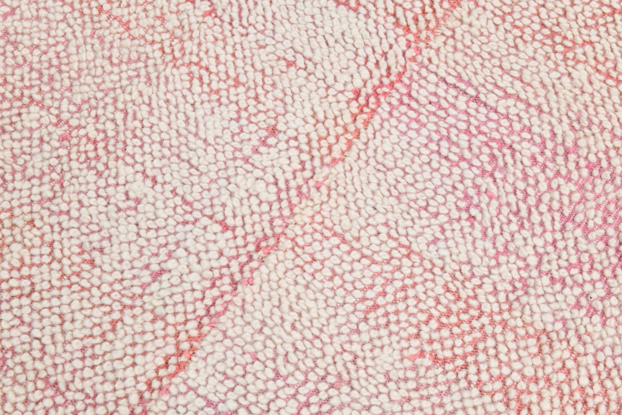 Oversize Pink Kilim Rug, 265x322Cm